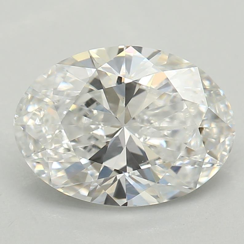 0.92ct D VS2 Rare Carat Ideal Cut Oval Lab Grown Diamond