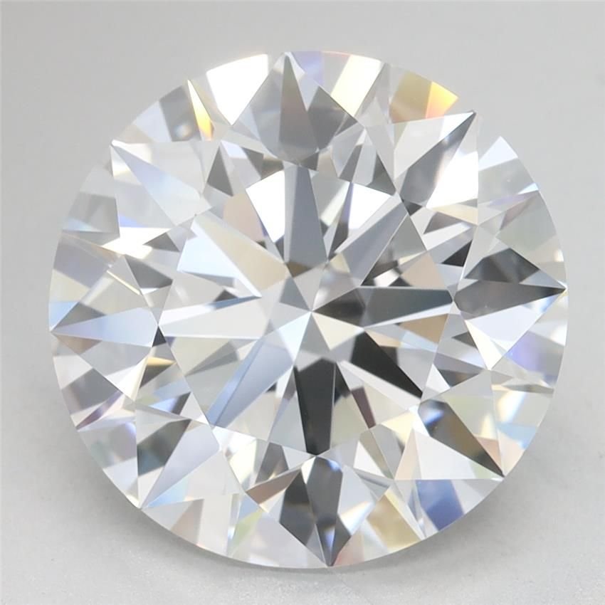 5.14ct D VVS1 Rare Carat Ideal Cut Round Lab Grown Diamond