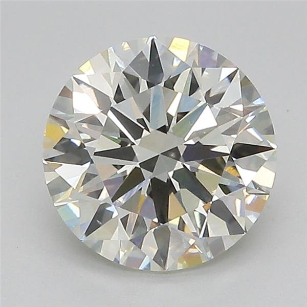2.14ct J VS2 Rare Carat Ideal Cut Round Lab Grown Diamond