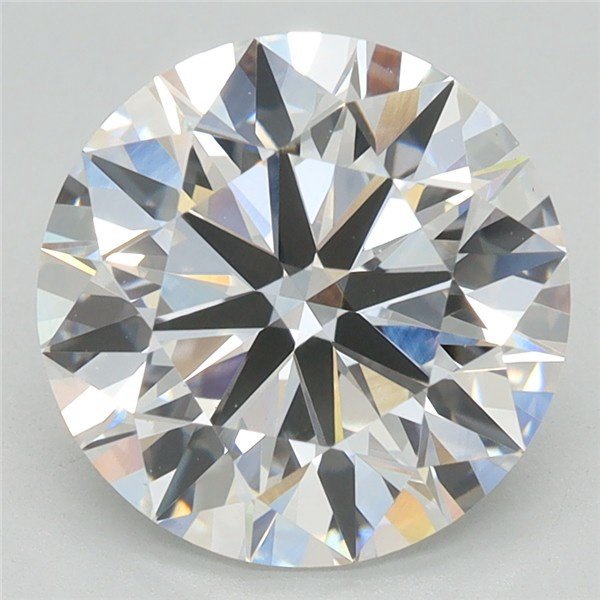 2.97ct F VVS2 Rare Carat Ideal Cut Round Lab Grown Diamond