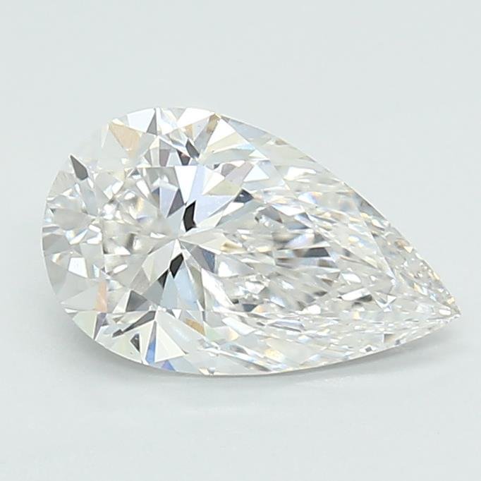 1.09ct E VVS2 Rare Carat Ideal Cut Pear Lab Grown Diamond