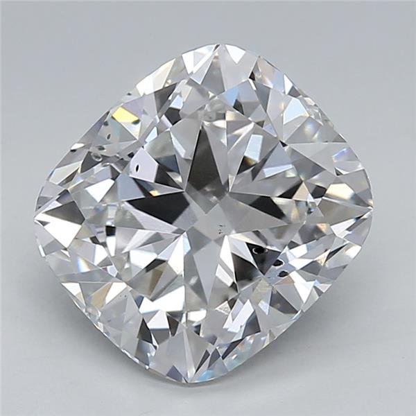 3.62ct F SI1 Rare Carat Ideal Cut Cushion Lab Grown Diamond