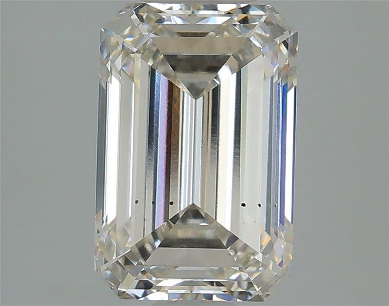 2.78ct H VS2 Rare Carat Ideal Cut Emerald Lab Grown Diamond