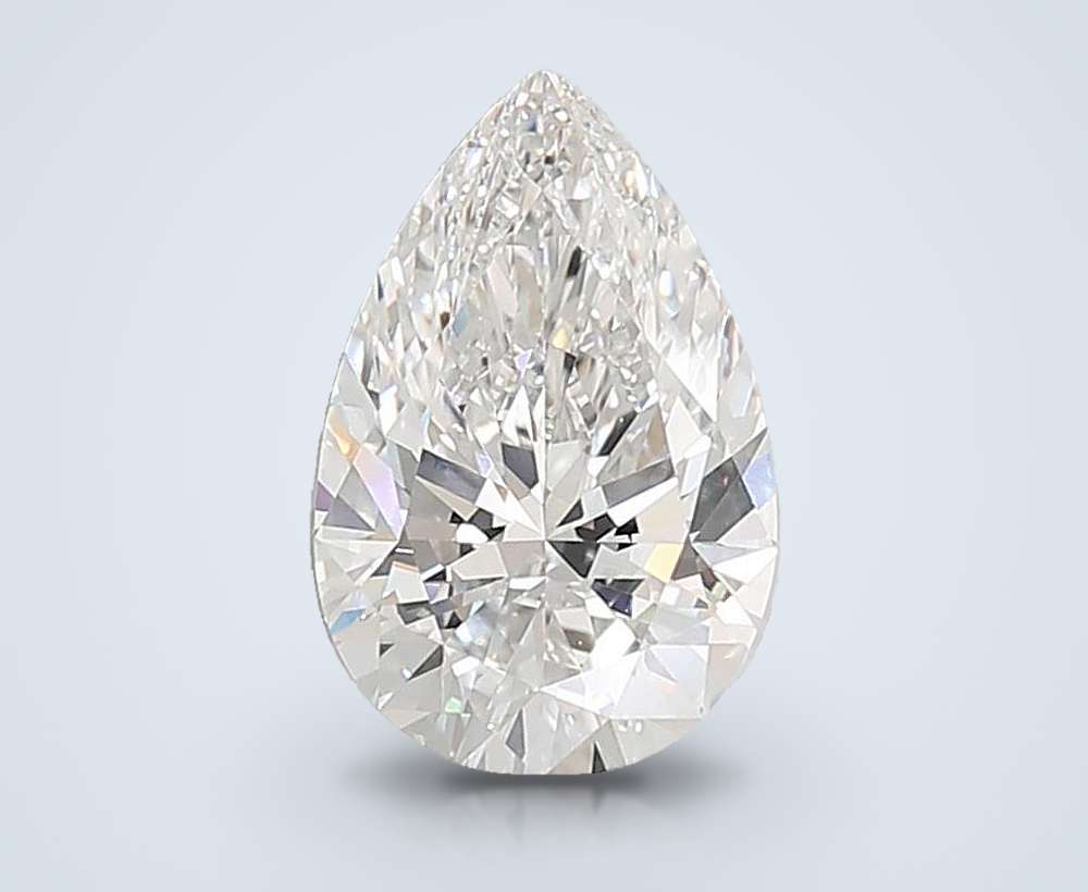 6.05 Carat Pear Lab Diamond