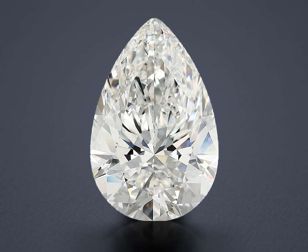 7.40 Carat Pear Lab Diamond