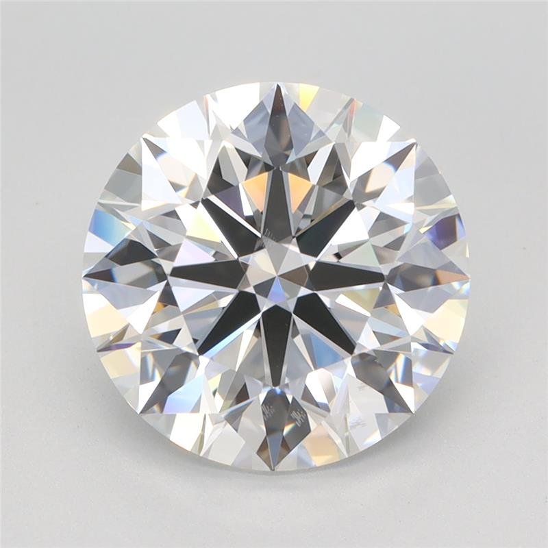 4.11ct F VS2 Rare Carat Ideal Cut Round Lab Grown Diamond