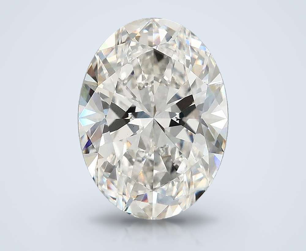 3.91 Carat Oval Lab Diamond