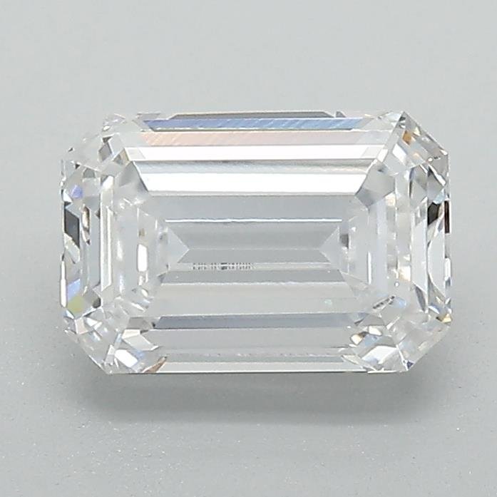 2.51ct F VS1 Rare Carat Ideal Cut Emerald Lab Grown Diamond