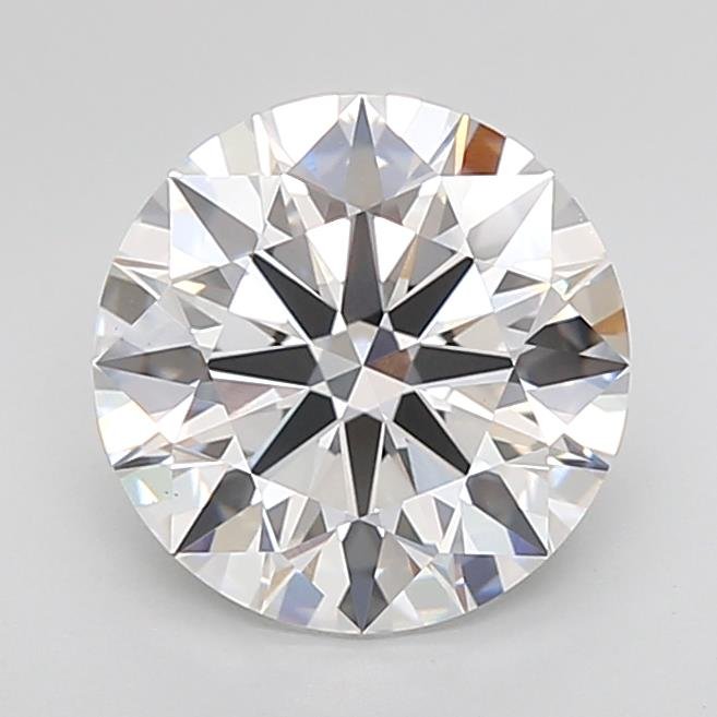 3.02ct D VS1 Rare Carat Ideal Cut Round Lab Grown Diamond