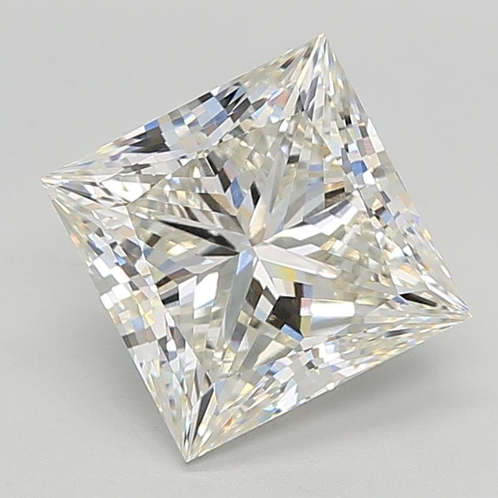 4.08ct G VVS2 Rare Carat Ideal Cut Princess Lab Grown Diamond