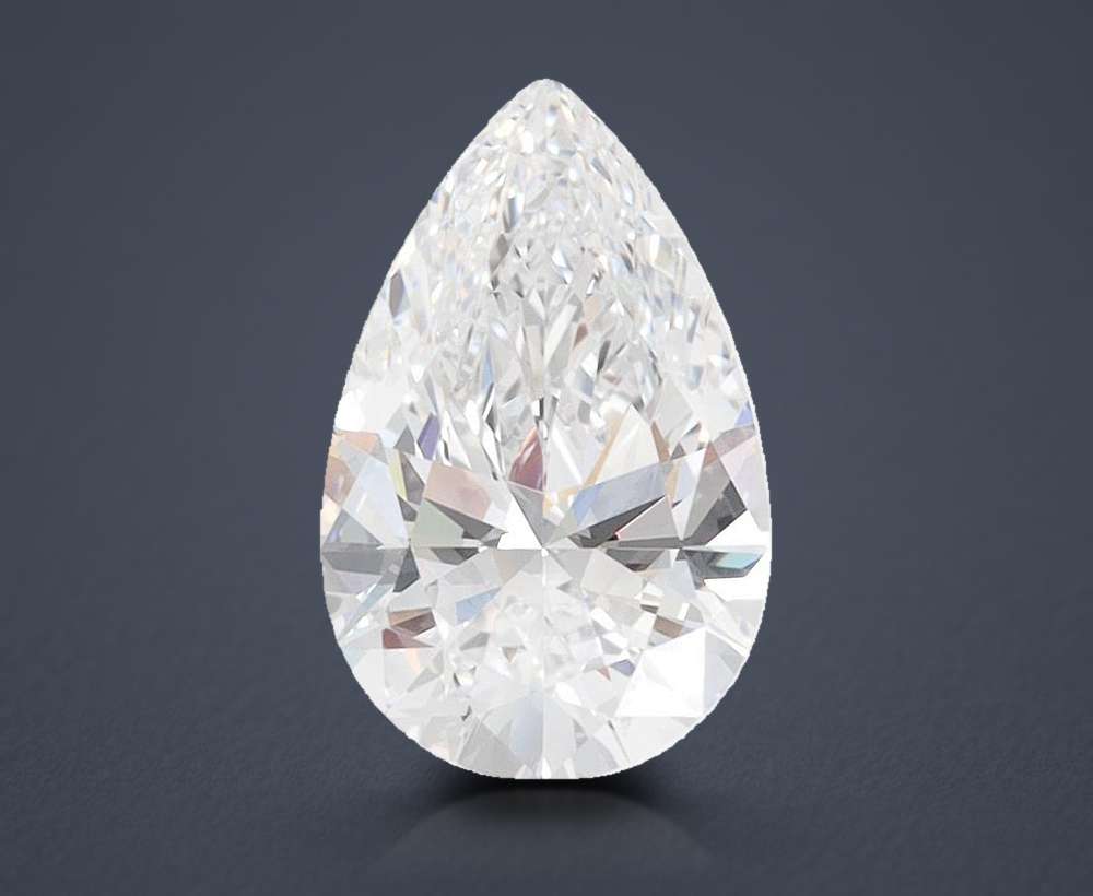 1.37 Carat Pear Lab Diamond