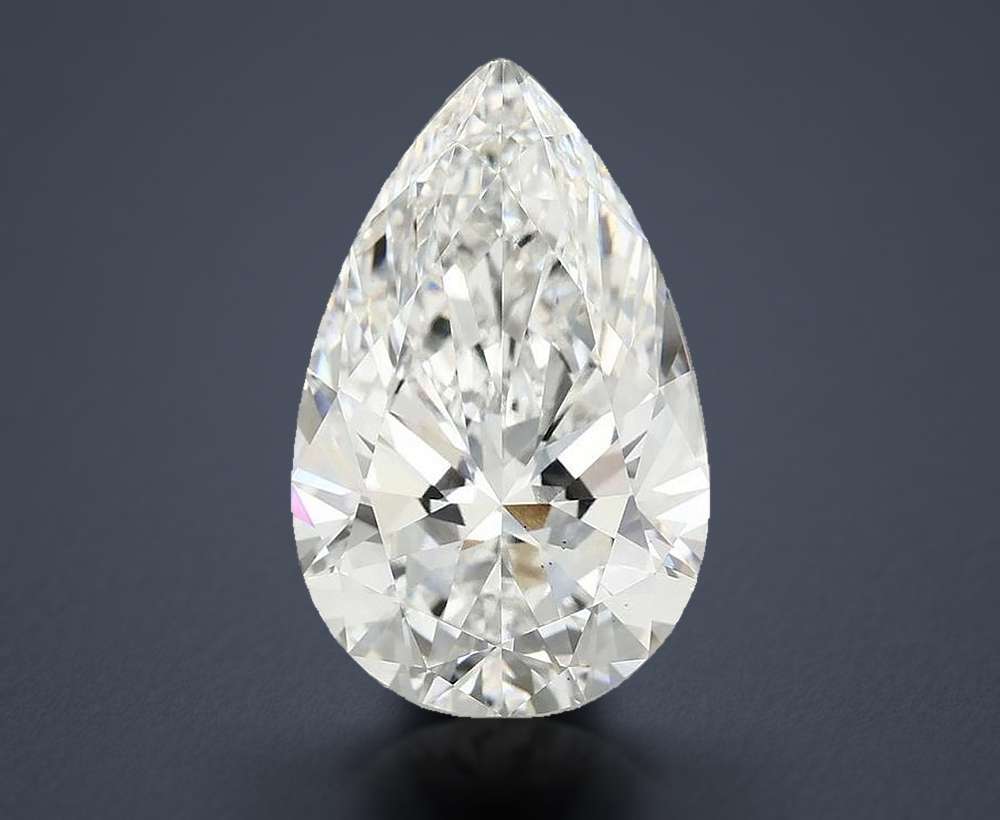 9.10 Carat Pear Lab Diamond