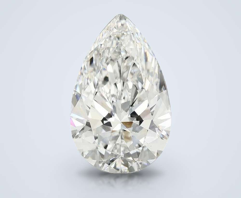 9.10 Carat Pear Lab Diamond