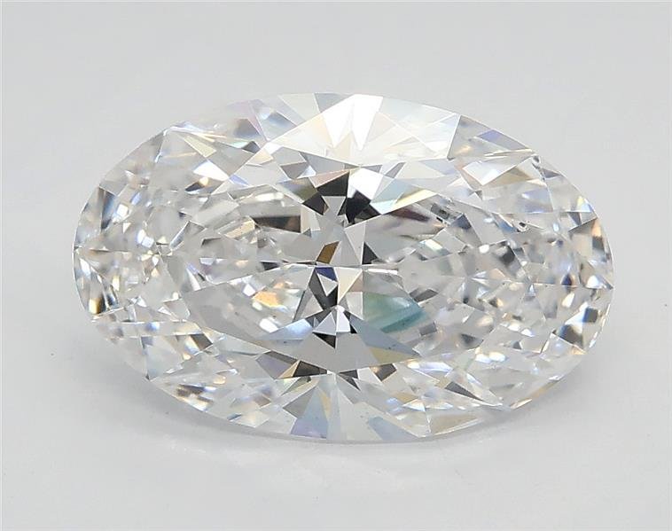 2.01ct D VS1 Rare Carat Ideal Cut Oval Lab Grown Diamond