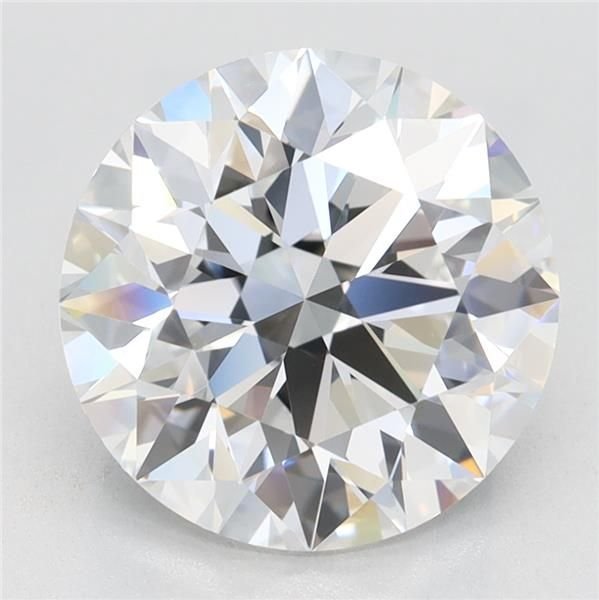 3.24ct D VVS1 Rare Carat Ideal Cut Round Lab Grown Diamond