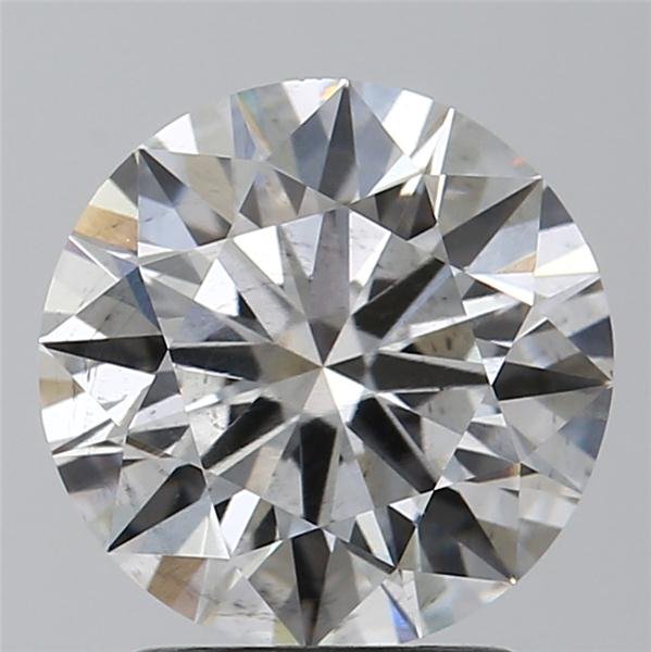 2.04ct F SI1 Rare Carat Ideal Cut Round Lab Grown Diamond