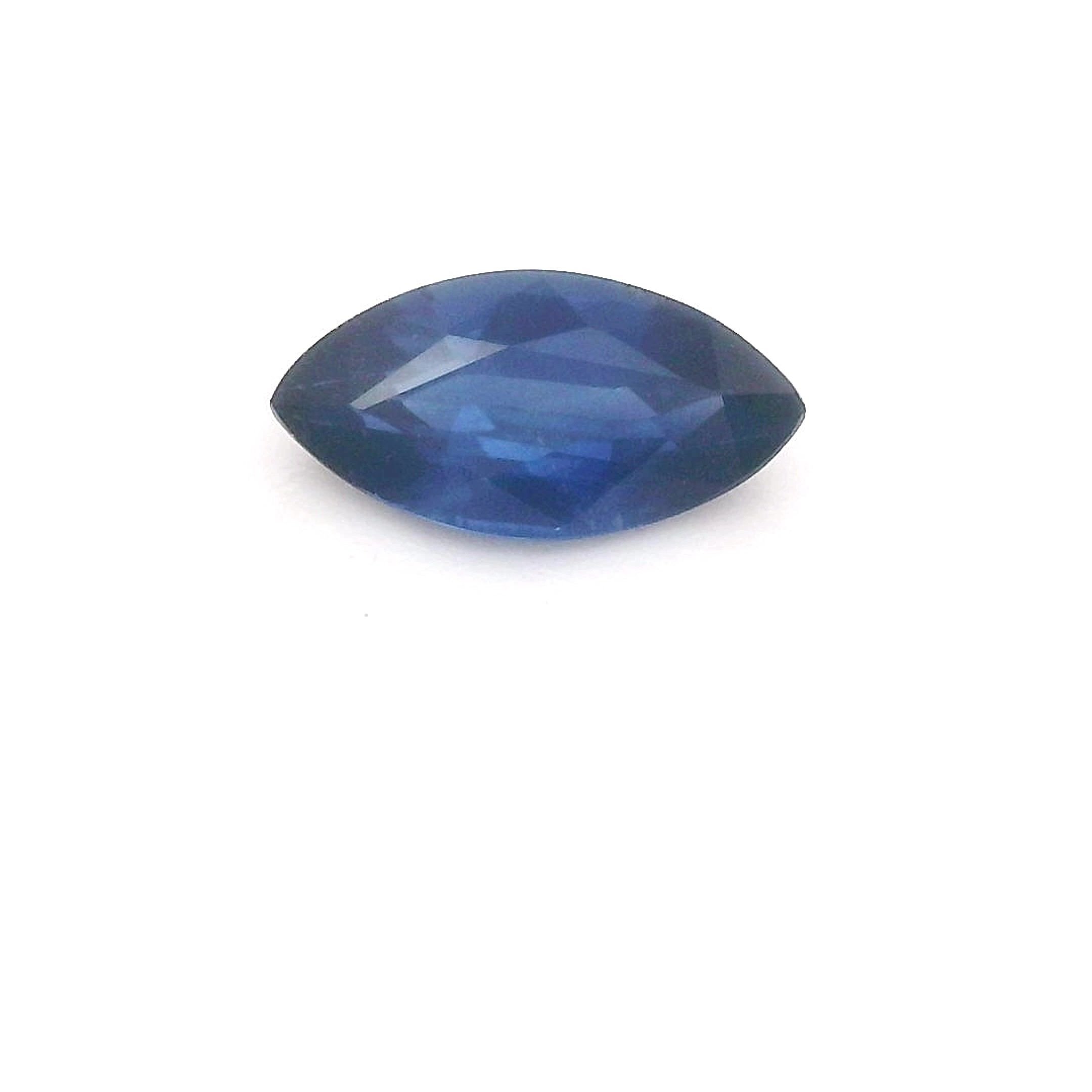 0.36 Carat Blue Marquise Sapphire