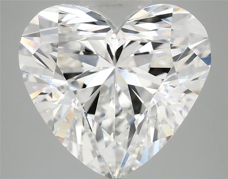 6.14ct E VVS2 Rare Carat Ideal Cut Heart Lab Grown Diamond