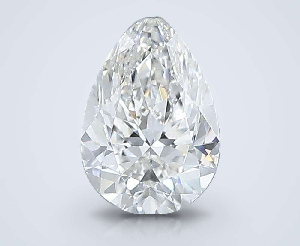 0.60 Carat Pear Natural Diamond