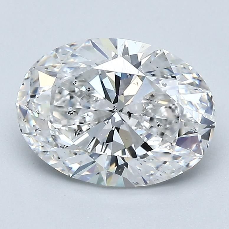 2.01ct E SI2 Rare Carat Ideal Cut Oval Diamond