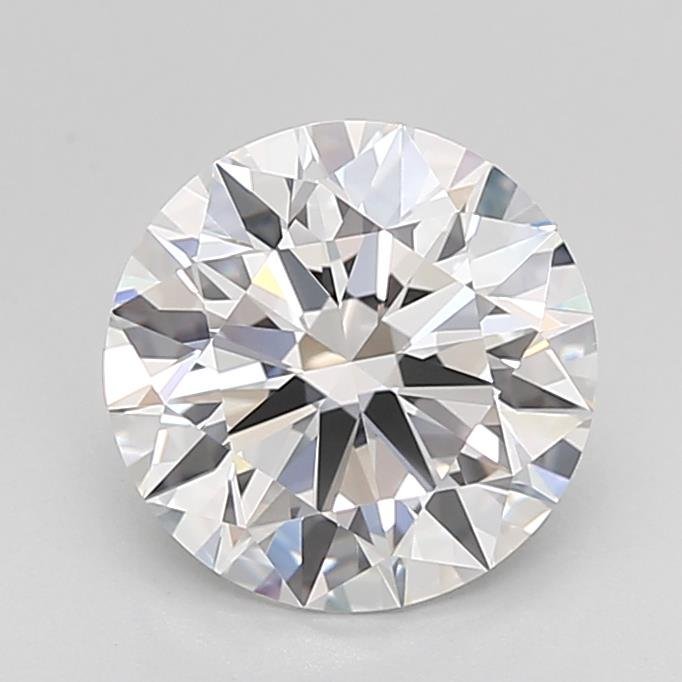 2.13ct D VVS2 Rare Carat Ideal Cut Round Lab Grown Diamond