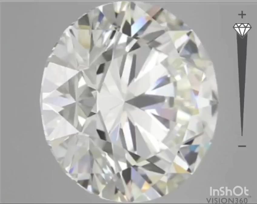 10.26ct I VVS2 Rare Carat Ideal Cut Round Diamond