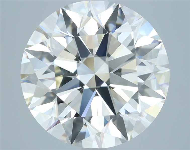 6.06ct J VVS1 Rare Carat Ideal Cut Round Diamond