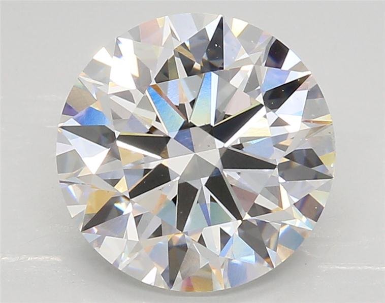 4.05ct F VS1 Rare Carat Ideal Cut Round Lab Grown Diamond