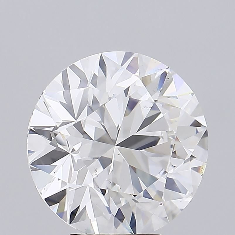 6.01ct F VS2 Excellent Cut Round Lab Grown Diamond