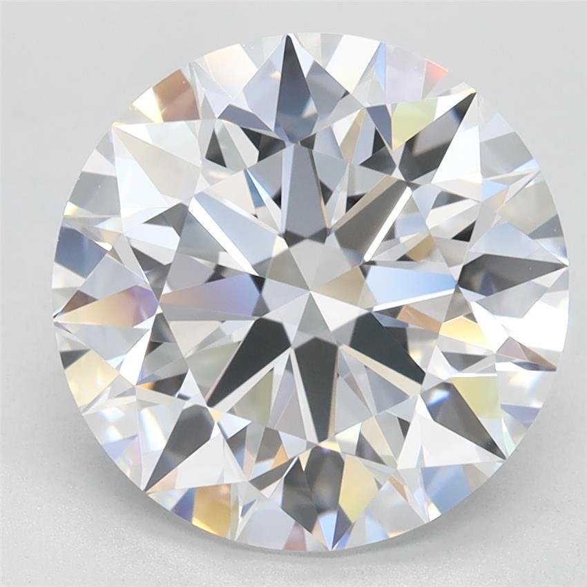 4.06ct D VVS1 Rare Carat Ideal Cut Round Lab Grown Diamond