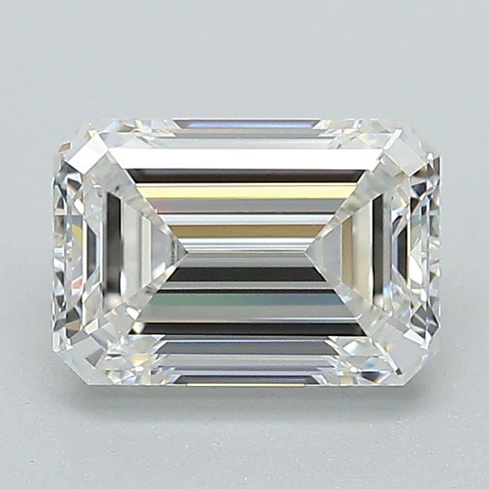 1.51ct E VVS2 Excellent Cut Emerald Lab Grown Diamond