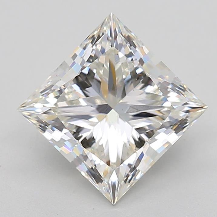 2.50ct H VS2 Rare Carat Ideal Cut Princess Lab Grown Diamond