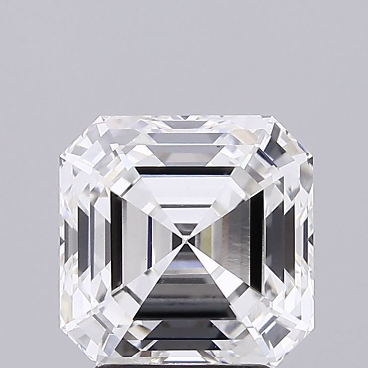 3.12ct F VS1 Rare Carat Ideal Cut Asscher Lab Grown Diamond