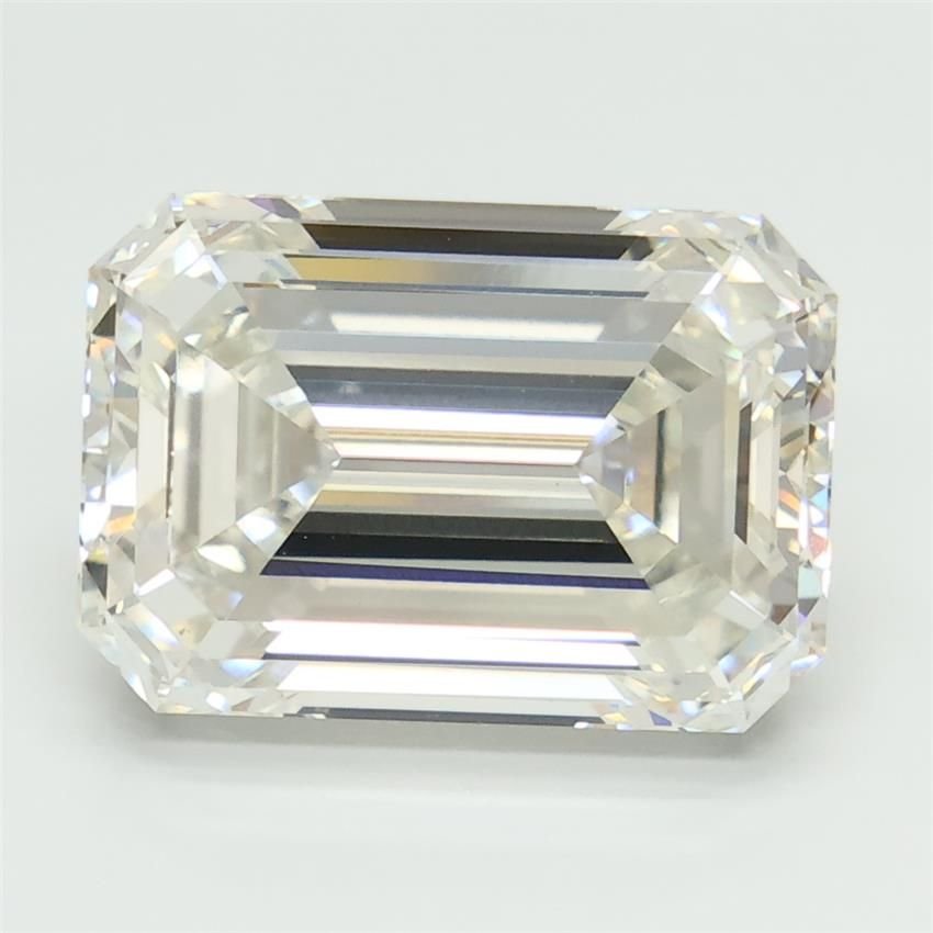 7.02ct H VS1 Rare Carat Ideal Cut Emerald Lab Grown Diamond
