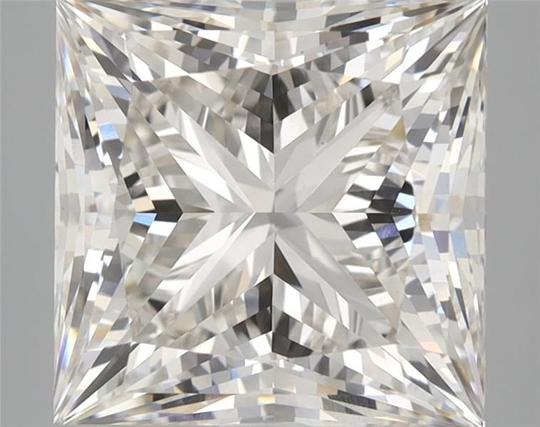 7.09ct H VS1 Rare Carat Ideal Cut Princess Lab Grown Diamond