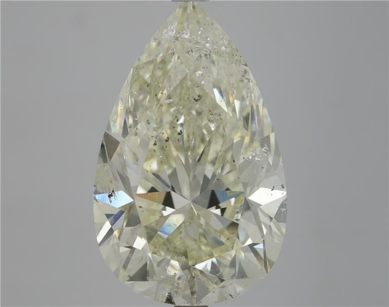 6.07ct K SI2 Very Good Cut Pear Diamond