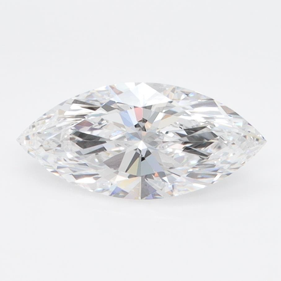 1.09ct D IF Rare Carat Ideal Cut Marquise Lab Grown Diamond
