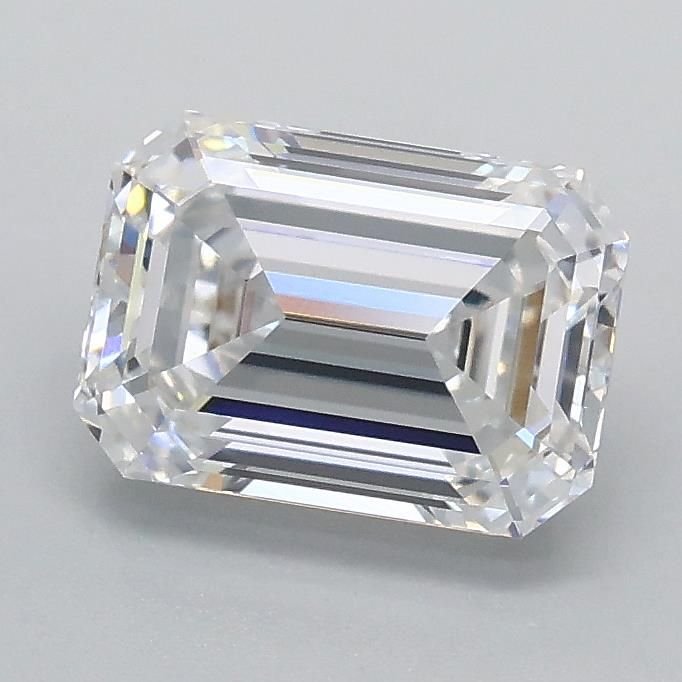 1.09ct D VVS2 Rare Carat Ideal Cut Emerald Lab Grown Diamond