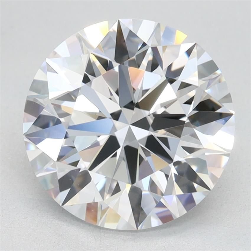2.68ct D VVS1 Rare Carat Ideal Cut Round Lab Grown Diamond