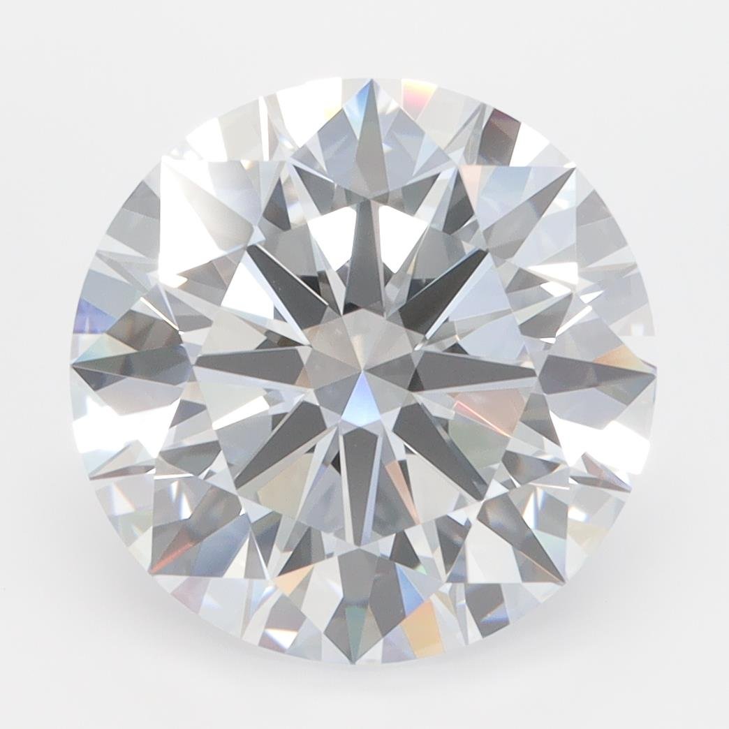 5.03ct F VVS2 Rare Carat Ideal Cut Round Lab Grown Diamond