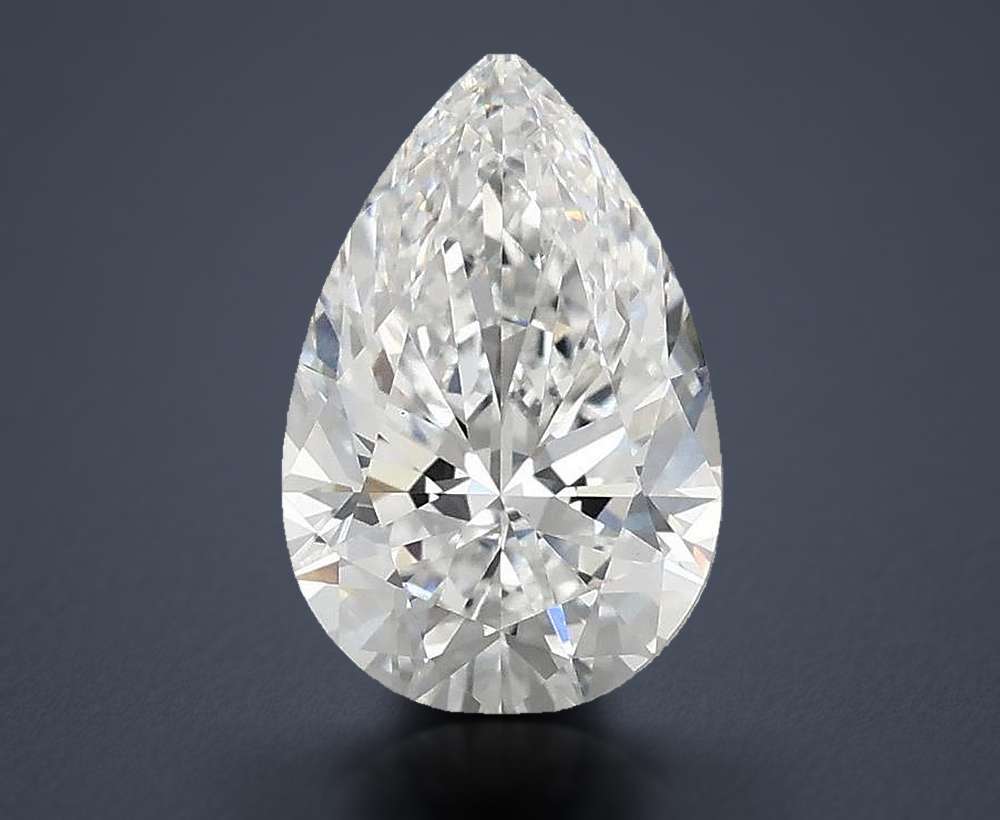 1.79 Carat Pear Lab Diamond
