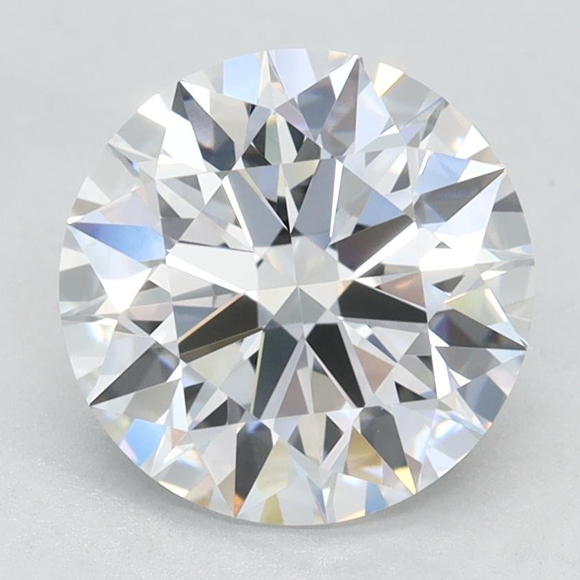 2.10ct D VVS1 Rare Carat Ideal Cut Round Lab Grown Diamond