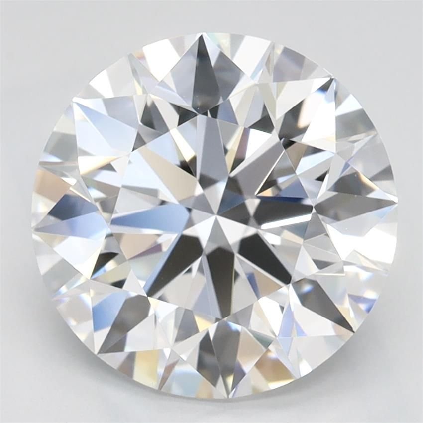 3.09ct D IF Rare Carat Ideal Cut Round Lab Grown Diamond