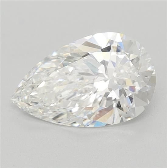 1.07ct F VVS1 Rare Carat Ideal Cut Pear Lab Grown Diamond