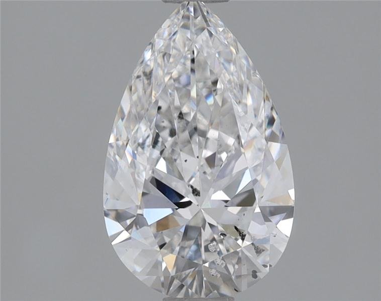 0.92ct E SI2 Rare Carat Ideal Cut Pear Lab Grown Diamond