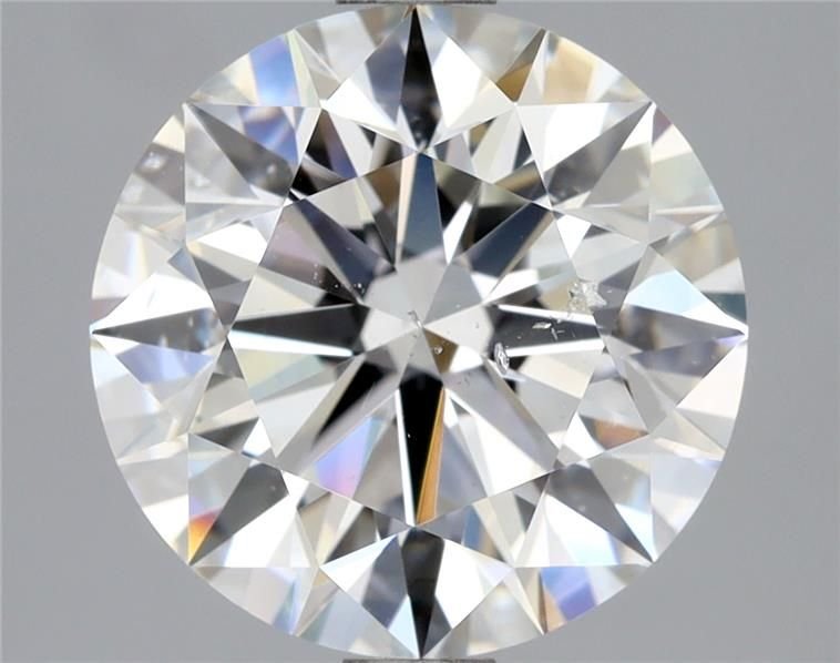 3.10ct H SI2 Rare Carat Ideal Cut Round Diamond