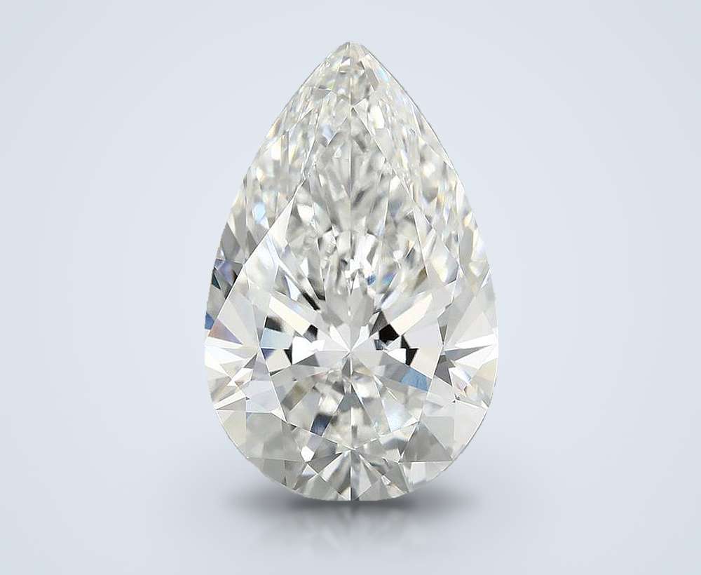 9.69 Carat Pear Lab Diamond