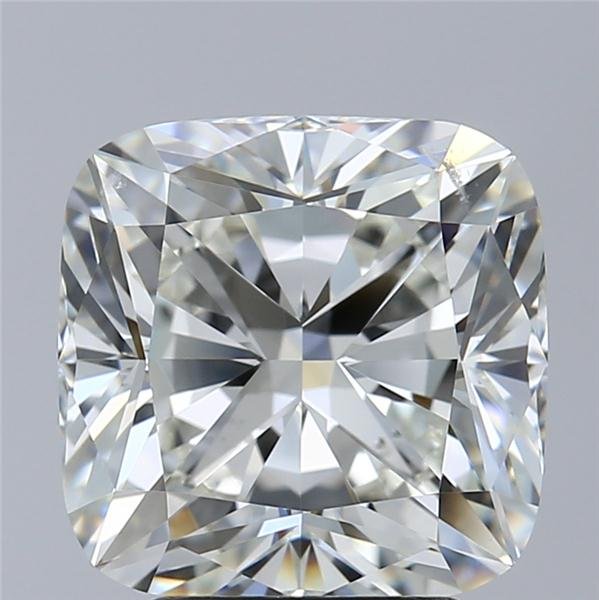 3.21ct J VS2 Rare Carat Ideal Cut Cushion Diamond