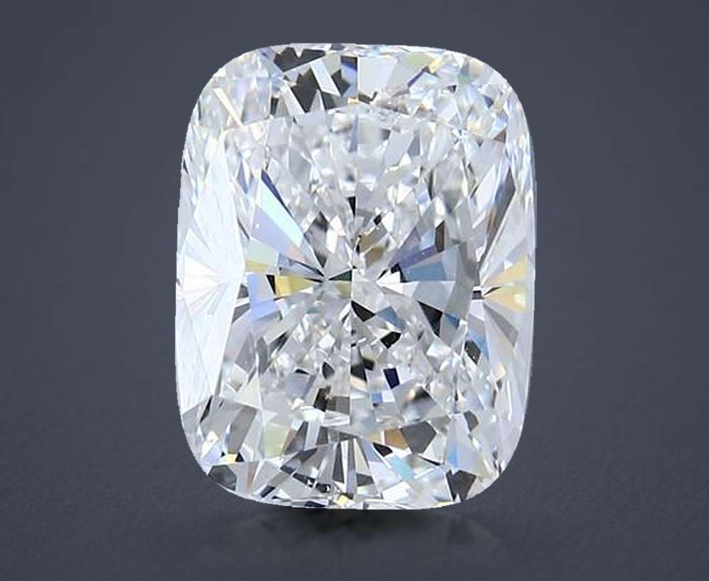 6.02 Carat Cushion Natural Diamond
