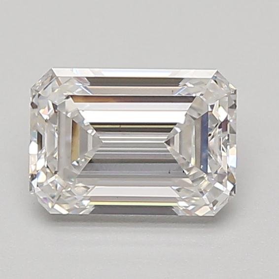 1.26ct D VS2 Excellent Cut Emerald Lab Grown Diamond